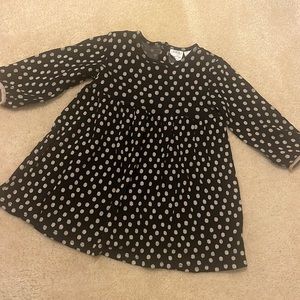 Zara Polka Dot Sweater Dress 3/4 Sleeve